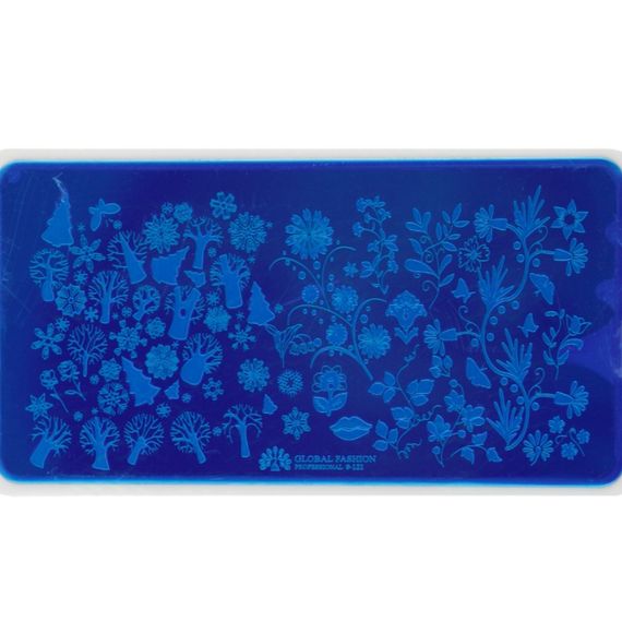 Пластина для стемпінга 121 Global Fashion (12х6см) | Зображення 1