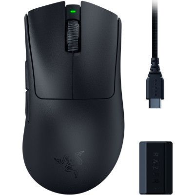 Мышка Razer DeathAdder V3 PRO Wireless &amp; Mouse Dock Black (RZ01-04630300-R3WL)