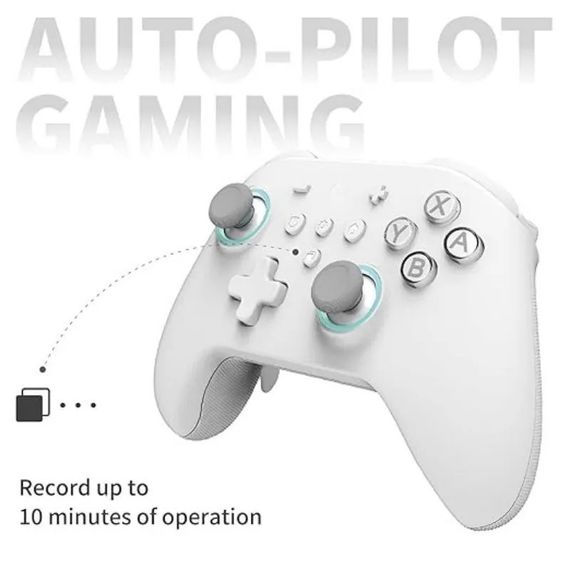 Геймпад GuliKit KK3 MAX NS39 KingKong 3 White із тригерами на ефекті Холла для Windows Nintendo Switch Android | Зображення 1