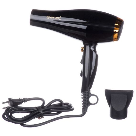 Легкий профессиональный фен Gemei GM 1765 2800 Вт, Фен для жестких волос, Фен IN-810 для дома | Зображення 3
