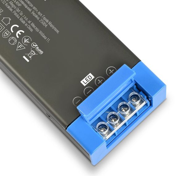 Блок живлення для LED стрічки VIDEX DC24V 8.34A 200W IP20 (VL-LST-P200-24V) | Зображення 5
