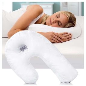 Эргономичная подушка - подочная SIDE Sleeper PRO ортопедическая для шеи с пространством для уха | Умная подушка для сна на боку