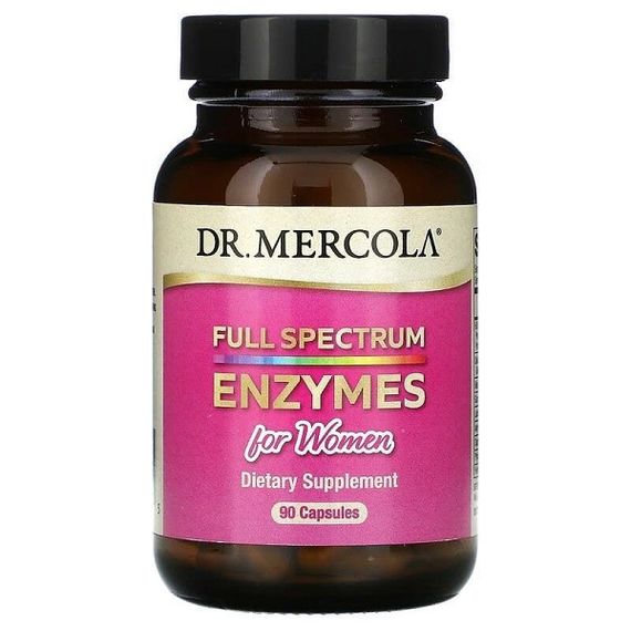 Пробиотик Dr. Mercola Full Spectrum Enzymes for Women 90 Caps
