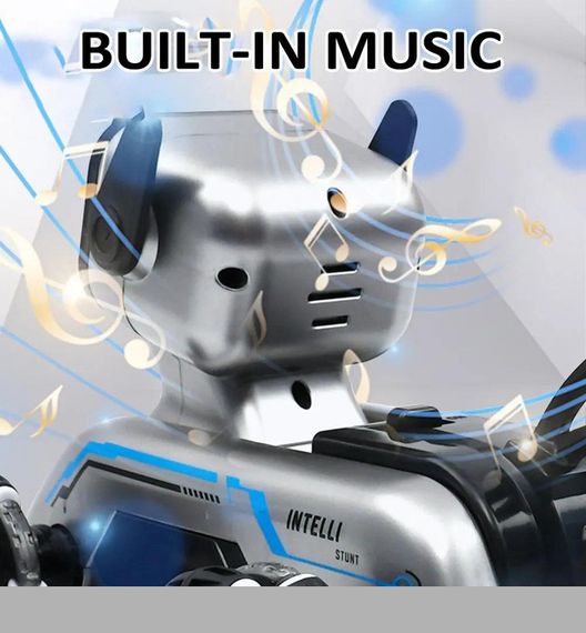 Іграшка трюкова собака-робот з вісьмома колесами на радіокеруванні XPRO Stunt Robot Dog (47761-9056_753)