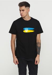 Футболка чоловіча чорна з принтом "Символи", 3XL
