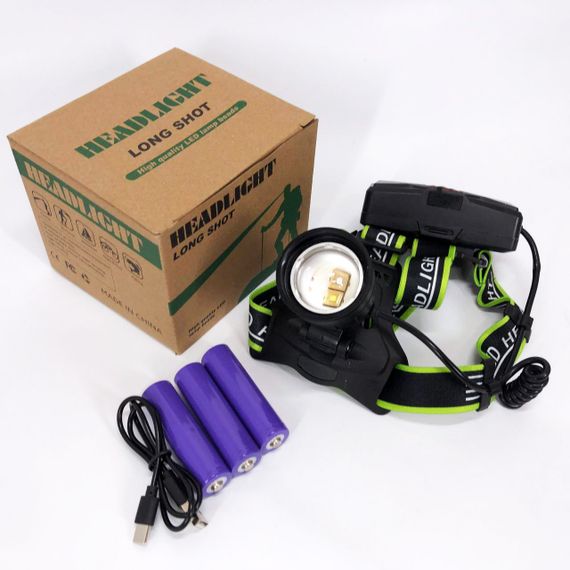 Ліхтарик налобний PLD-A12-2PM10-2TG (WHITE+UV), Ліхтар акумуляторний для риболовлі, Ліхтарик налобний потужний | Зображення 7