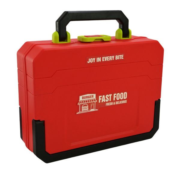 Дитяча іграшкова кухня "Фаст-фуд" 668-159/160(Red) з аксесуарами | Зображення 1