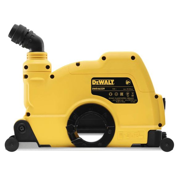 Защитный кожух 230 мм для отвода пыли - бороздодел DeWALT DWE46229 | Зображення 6