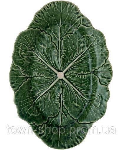 Набор 2 сервировочных блюда Bordallo Pinheiro Cabbage 37x26см Зеленый TR-65000752