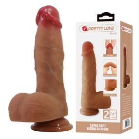 Фаллоимитатор PRETTY LOVE Dwell 7.6 Super Soft Liquid Silicone Dildo Sex Aura