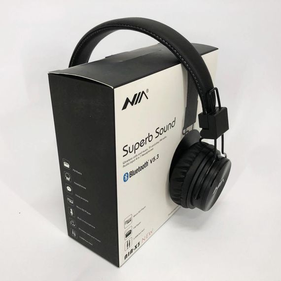 Навушники PRO для музики NIA X3, Арматурні бездротові bluetooth навушники бездротові якісні XB-89