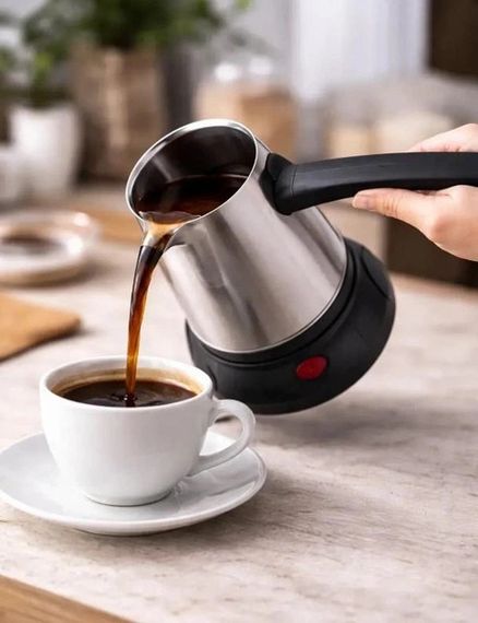 Турка електрична Domotec MS-R-150 500 мл 600 Вт чорна | Зображення 2