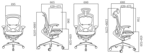 Кресло офисное GT Chair IFIT X black | Зображення 7