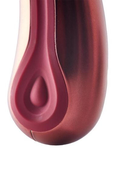 Вібратор мікрофон Dream Toys Dinky Curved Wand Jacky O бордовий Sex Aura | Зображення 5