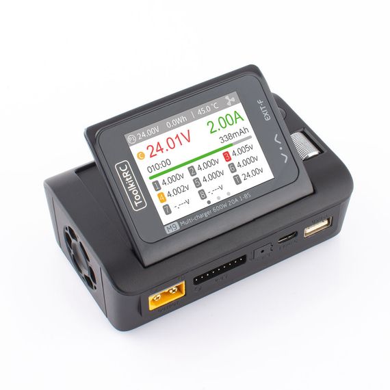 Зарядка ToolkitRC M9 600Вт, тип АКБ LiPo, LiHv, NiMh, USB iнтерфейс, XT60 | Зображення 1