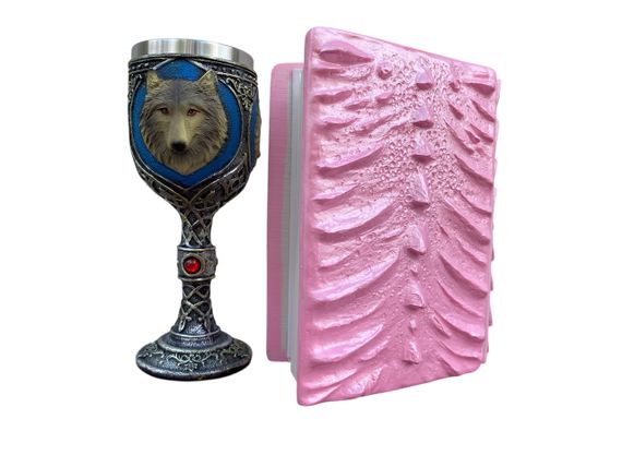 Подарунковий набір Келих 3D Вовки та Блокнот 3D «Дракон Єдинорога» | Зображення 1