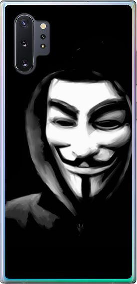 Чехол на Samsung Galaxy Note 10 Plus Анонимус "832u-1756-17620"