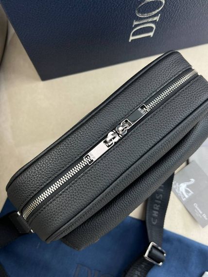 Месенджер чорний Dior Zipped Rider 2.0 c852 | Зображення 3