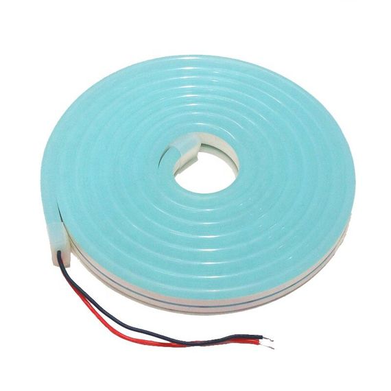 Світлодіодний неон PROLUM™ 8x16, IP68, 12V, Series "SF", Блакитний Лід, PRO