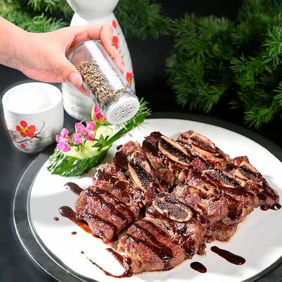 Набір баночок для спецій 16 шт, на підставці / Органайзер для зберігання приправ / Ємності для спецій | Зображення 8