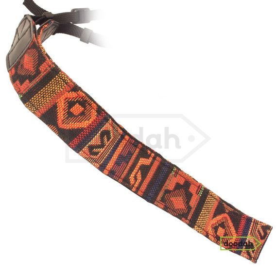 Ремінь нашийний для фото камери - Ethnic Straps coral black | Зображення 1