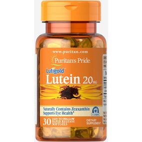 Комплекс для профілактики зору Puritan's Pride Lutein 20 mg with Zeaxanthin 30 Softgels
