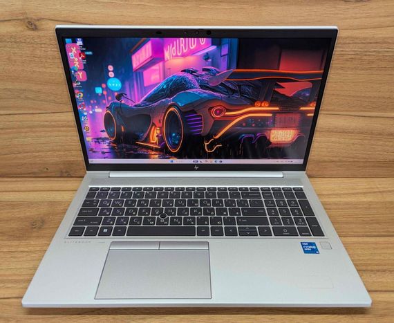 Ультрабук HP EliteBook 850 G8 / 15.6" (1920x1080) IPS / Intel Core i5-1145G7 (4 (8) ядра по 2.6 - 4.4 GHz) / 16 GB DDR4 / 512 GB SSD / Intel Iris Xe Graphics / WebCam / TouchID / Windows 11 б/у + Подарок Беспроводная мышь / USB | Зображення 1