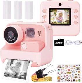 Фотокамера моментальной печати детская Instant Print Camera, 1080P Video for kids