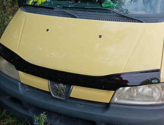 Дефлектор капота (2002-2006, EuroCap) для Peugeot Boxer років