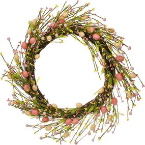 Пасхальный венок Festival Lace d=50см праздничный декор