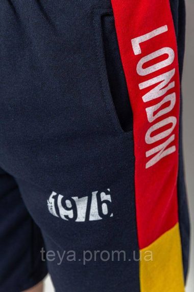 Шорти чоловічі з принтом колір темно-синій розмір S FA_007327 | Зображення 4