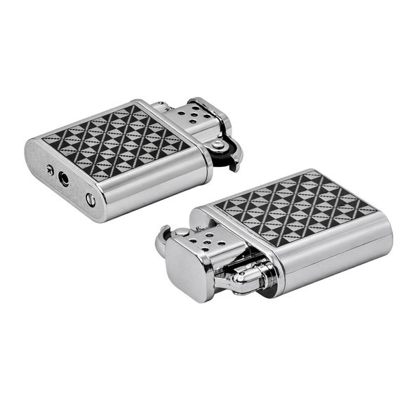 Запальничка Кремнієва Газова Металева Pocket Fire Silver | Зображення 3