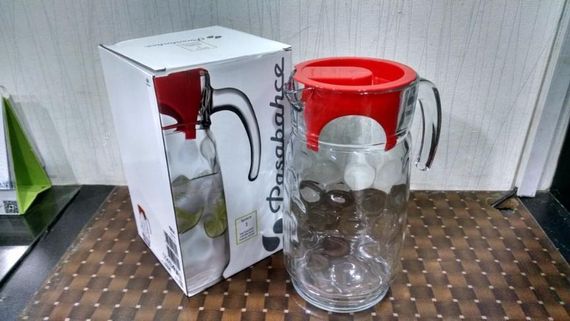 Глечик скляний з кришкою Pasabahce Space 43674, 1.65 л, для води, молока, напоїв | Зображення 7