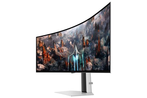 Samsung Монітор 48.7'Odyssey OLED G9 G93SC HDMI, DP, USB, MM, OLED, 5120x1440, 32:9, 240Hz, 0.3ms, CURVED (LS49CG930SIXCI) | Зображення 5