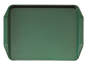 Прямоугольный поднос с ручками 30х43 см, Cambro (США), Зелёный