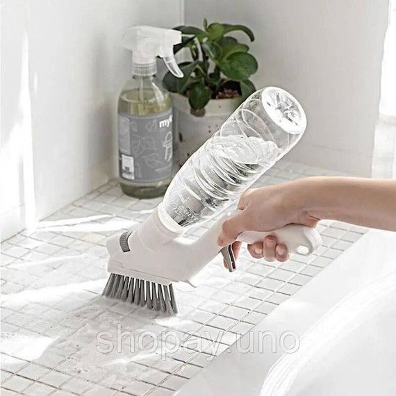 Щетка для уборки всех поверхностей 4в1 Water Spray Cleaning Kits эффективно и тщательно удаляет загрязнение, не оставляя царапин и