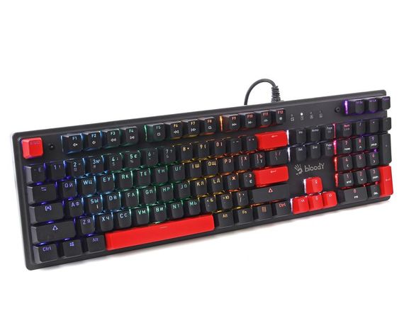 Механічна ігрова клавіатура Bloody S525N (Fire Black), чорна | Зображення 2