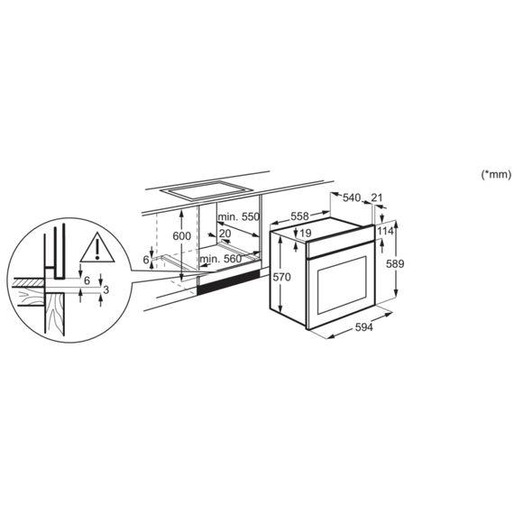 Духова шафа Electrolux EOD5H70BZ | Зображення 8
