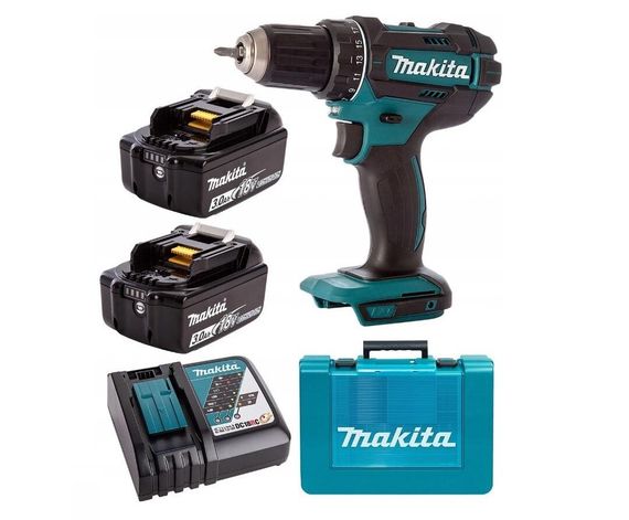Шуруповерт аккумуляторный Makita DDF482RFE (62 Нм, 1.5-13 мм, LXT)
