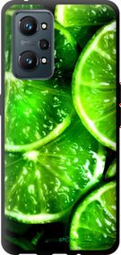 Чохол на Realme GT Neo 2 Зелені часточки лимона "852b-2489-2448"