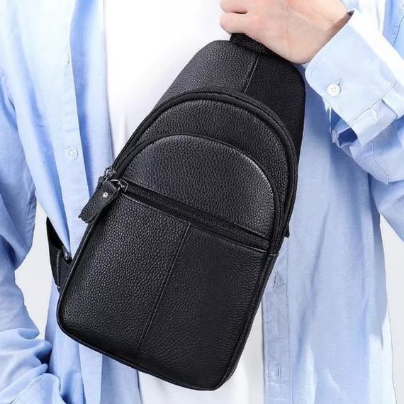 Чоловіча плечова сумка слінг, Сумки слінг чоловічі крос боді, Чоловіча сумка через плече нагрудна SJ-94 | Зображення 9