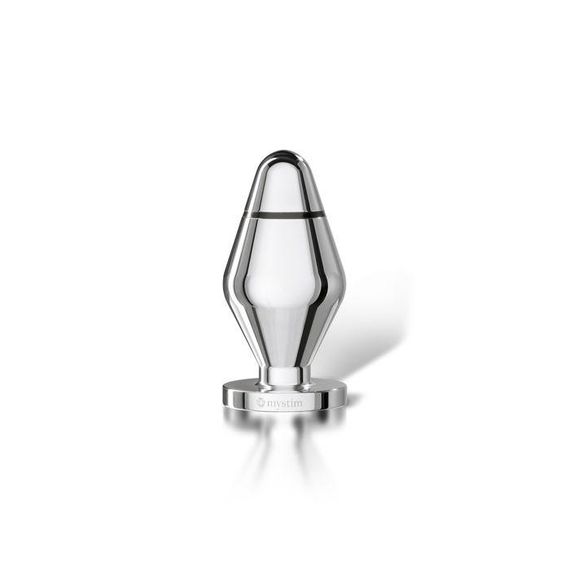 Металлическая анальная пробка Mystim John для электростимулятора, диаметр 5см sexstyle