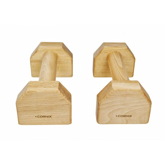 Упори для віджимань (паралетси) Cornix 25 см дерев'яні XR-0493 | Зображення 7