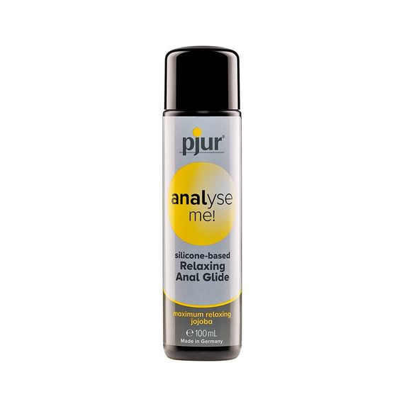 Анальна змазка pjur analyse me! Relaxing jojoba silicone на силіконовій основі з олією жожоба, 100 мл