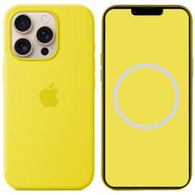 Чохол Silicone case (AAA) with Magsafe and Animation для Apple iPhone 16 Pro Max (6.9") Star Fruit