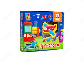 Игра магнитная Vladi Toys Транспорт VT3106-26 17 предметов