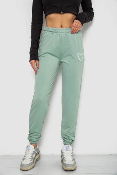 Спортивные штаны женские, цвет оливковый, 238R324