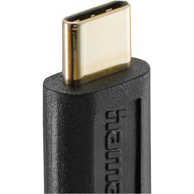 Дата кабель USB-C to USB-C 1.5m Black Hama (00086409) | Зображення 2