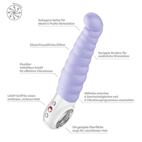 Вібратор точки G Fun Factory PATCHY PAUL Purple, гнучкий, 12 режимів Sex Aura | Зображення 2