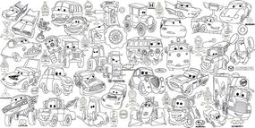 Шпалери-розмальовки Тачки 60*120 C-120006